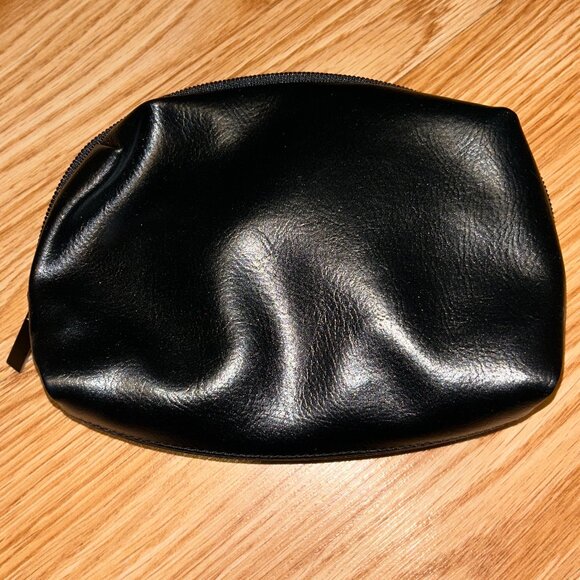 New Mary Kay Vintage Zippered MK Girlfriend Logo Makeup Bag Cosmetic Black - Picture 2 of 6